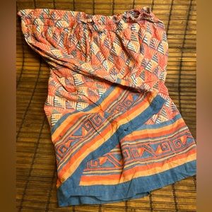 Vintage Anokhi cinch waist skirt